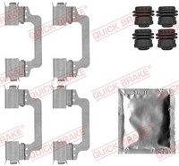 1X Quick Brake 109-1821 ZubehöRsatz Scheibenbremsbelag FüR Land Rover