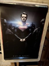 Man of Steel 2013 DC Comics Original Movie Poster 27" x 40" Double-Sided