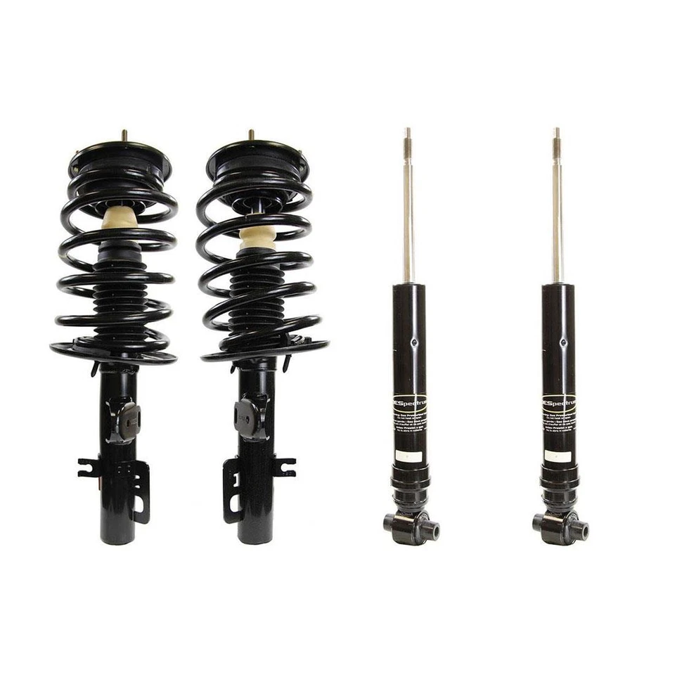 Kit de mola helicoidal de apoio de suspensão 4X dianteiro traseiro Monroe para 2008-09, Ford, Tourus (FWD)-Z100 - Imagem 2 de 4