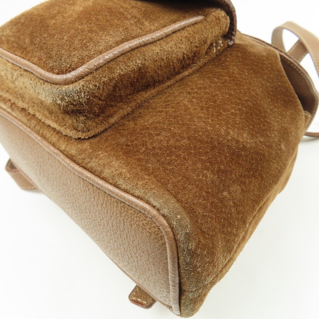 Gucci Vintage Bamboo Line Backpack Brown Leather Women's Used image 3