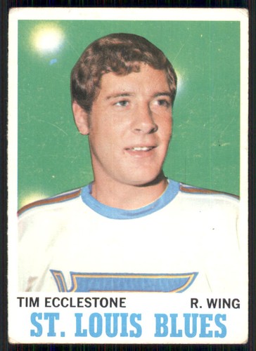 Tim Ecclestone #102 1970 Topps card