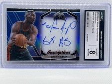 LEAF METAL INSCRIPTION SHAWN KEMP 2024 Sports Heroes MI-SK1 /100 Autograph CGC