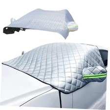 Jan Bark Windshield Cover for Ice  Snow Windshield Snow Cover with Side