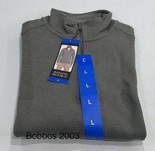 Banana Republic Men's 1/4 Zip Pullover Sweatshirt, Green, Size L