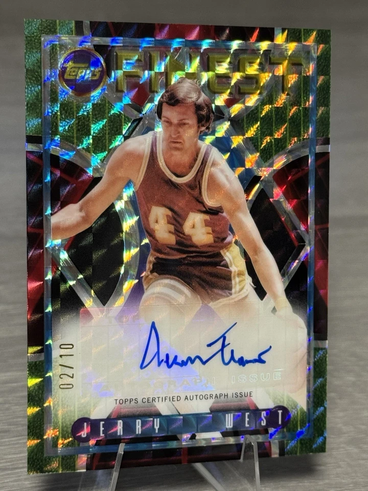 🏆🏀JERRY WEST 2023-24 Topps Finest Gold Flashback Autógrafo SSP Automático /10!!!🏀🏆 Foto 2 de 4