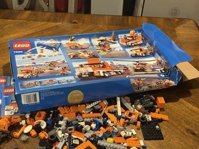 Lego City 7686 Instructions Helicopter Transporter Truck Set Complete w/ Box