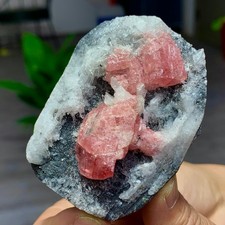 97G Natural Rhodochrosite Crystal rough Specimen Healing- Museum Grade