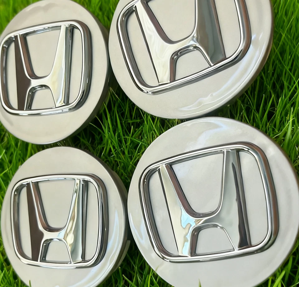 4pcs 69mm / 2.75in Wheel Center Caps Hub Emblem Fit For Honda 06-21 Civic Sedan - Изображение 3 из 4