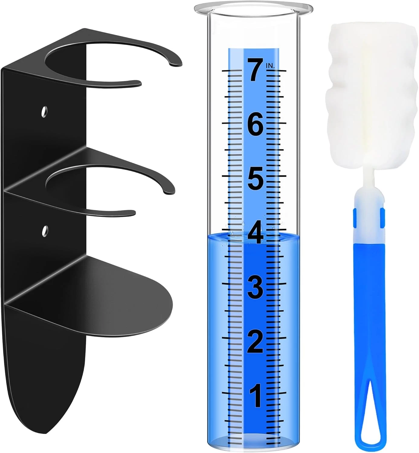 Rain Gauge Outdoor, Rain Gauge 7" Large Tube with 2 in 1 Stainless Steel Rack H
Opens in a new windo