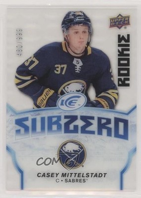 2018-19 Upper Deck Ice Sub Zero Rookie 480/999 Casey Mittelstadt #SZ-40 aw2
