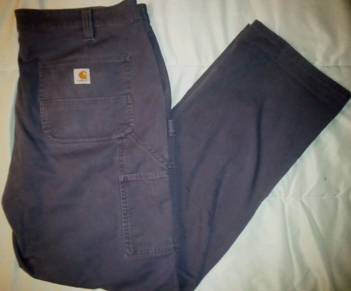 Carhartt Original Fit Cargo Carpenter Pants Women’s Size 12 Tall Canvas 36
