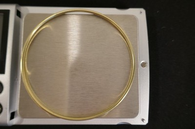 schöner zeitloser eleganter Armreif 585 Gelbgold 14 kt    10 Gramm  Armband