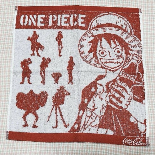 Coca-Cola One Piece Hand Towel Anime Set Of 2 - Picture 3 of 4
