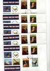 1973 BRITISH PAINTERS - BFPS FIELDPOST 51 FDC'S X10 FROM COLLECTION I9