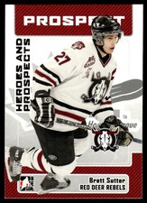 2006-07 In The Game Heroes and Prospects Brett Sutter #123