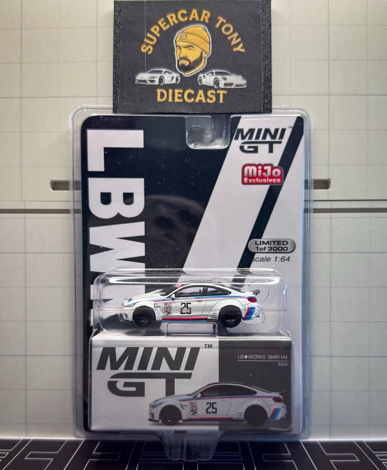Mini GT BMW M4 LB WORKS IMSA #319 Rare Blister
