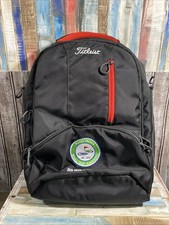 Titleist Player Backpack Golf Laptop Bag Multiple Pockets Black PGA professional