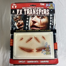 NIP Tinsley FX Transfers Quality Prosthetics Smiley Face Cuts Latex Free