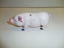 Vintage 4” Cast Iron Pig Still Bank