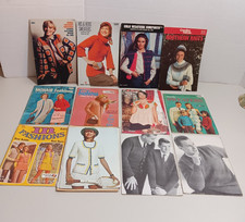 Lot of 12 - Vintage- Fashion  Creative Hands Crochet Pattern Book Lot