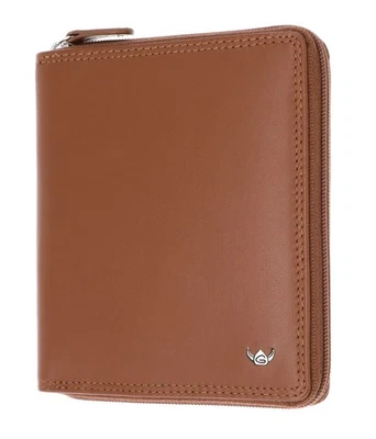 Golden Head Polo RFID Protect RV-Kombischeintasche 3302 Geldbörse Cognac Neu - Bild 1 von 4
