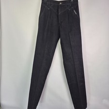 Vintage Rocky Mountain Rockies Jeans Black Straight Women's 28x34 Made in USA