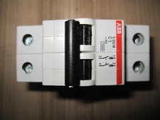 Image of ABB - S202M C1 TO C63, CIRCUIT BREAKER MCB. Thermal Mag, 2 Pole, New