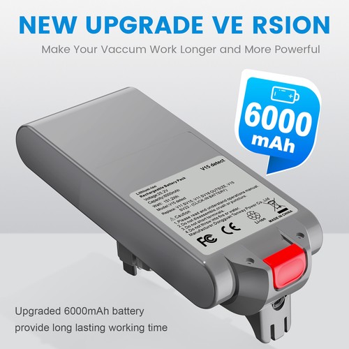 6000mAh Click In Battery For Dyson V11 Animal Complete For V15 Detect SV15 SV16 - Picture 8 of 15