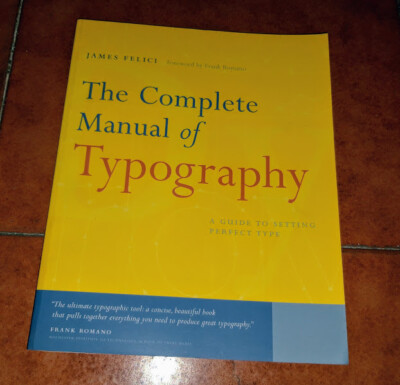 James Happy The Complete Manual Of Typografie Setting Perfect Type Ed. 2003