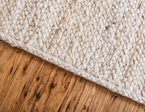 Braided Jute Rug square Rug Home Decor Rugs Ded Side Large Area Rug Bohemian Rug - Picture 3 of 5