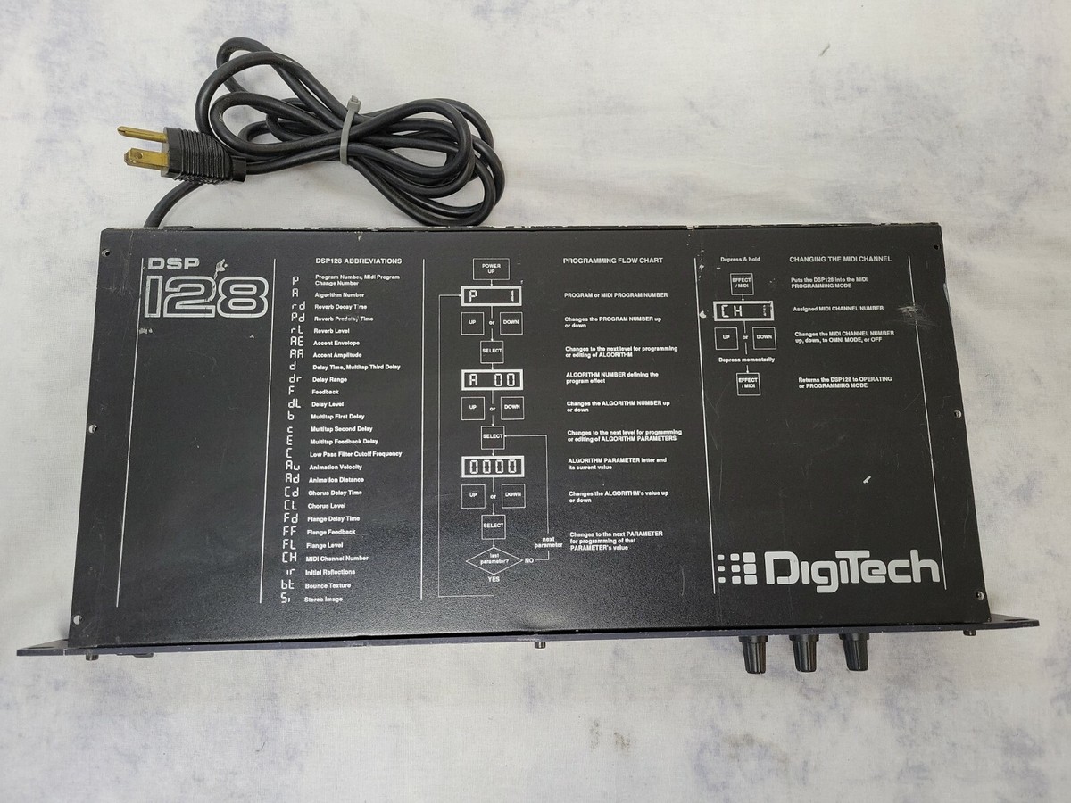 【動作確認済】Digitech DSP128 デジタルシグナルプロセッサ mqdefault.jpg