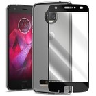 Durable Screen Protector Slim Tpu Case f Motorola Moto Z2 Force Xt1789 Cellphone