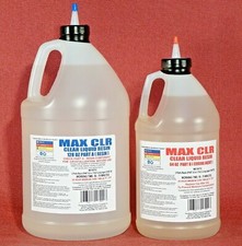 EPOXY RESIN CLEAR FOOD SAFE COATING CASTING SEALING 4 WOOD METAL CONCRETE 1.5Gal