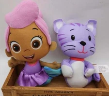 Nickelodeon BUBBLE GUPPIES GIL MOLLY& KITTY Plush Toy 2pcs