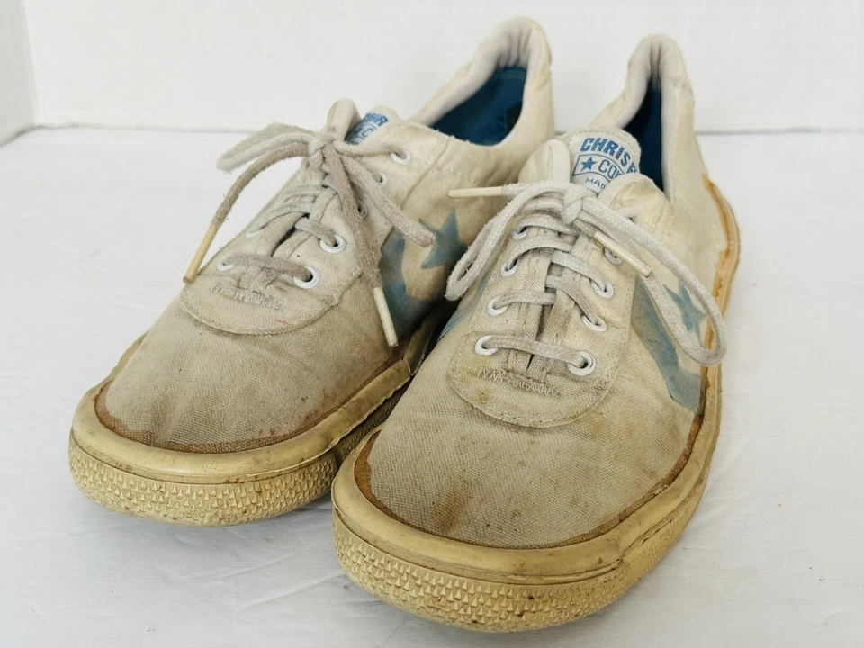 Винтажный женский теннис Converse One Star США «Chris Evert» размер 7 белый 1970-е годы. - Изображение 3 из 4