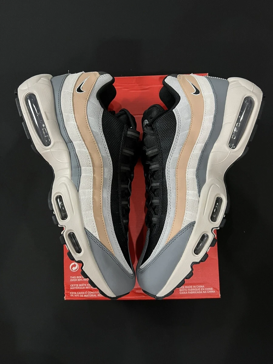 Nike Air Max 95 Smoke Grey Black Light White Beige DC9412 002 Men s Size 11