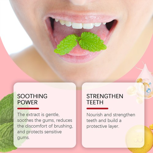 Probiotic Toothpaste Tooth Stain Removal Toothpaste Freshen Breath Gum Health - Picture 9 of 12