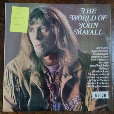 The World Of John Mayall Vinyl Record VG/VG PA 47 1970 1st Press