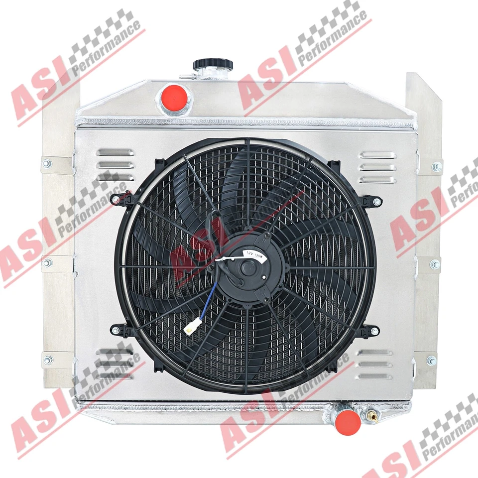 3 Row Radiator Shroud Fan For 1949-1952 Studebaker 2R5 2R6 2R10 2R11 2R14 Pickup Foto 2 de 4