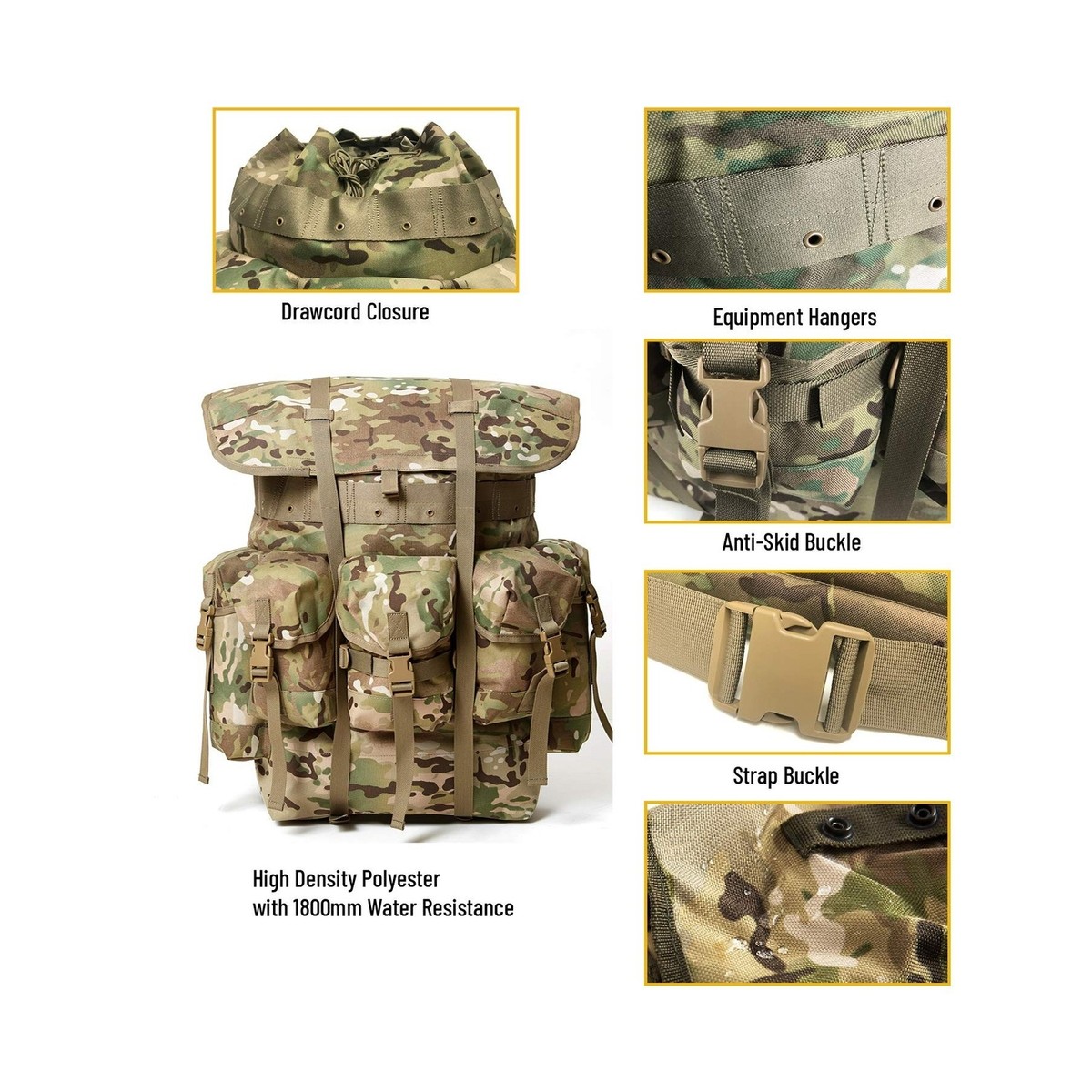 MT Military Alice Pack Army Survival Combat ALICE Rucksack
