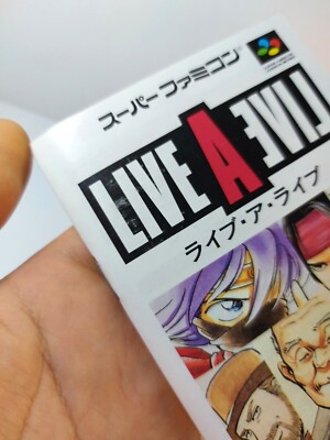 Live A Live with manual and box Nintendo Super Famicom SFC