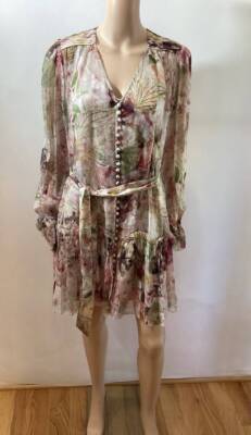 ZIMMERMANN DANCER FLORAL MINI DRESS SZ US 8 | eBay