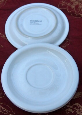  Crate & Barrel Waechtersbach Unterteller weis Sweet Pea