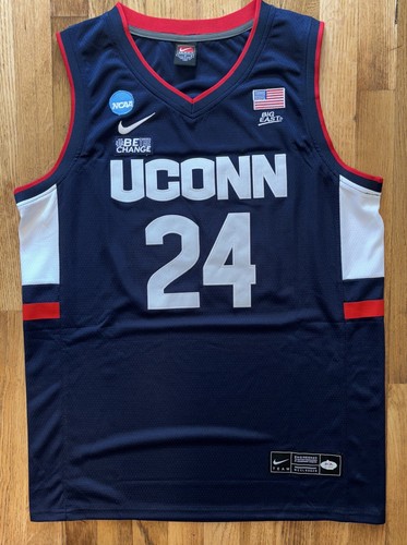 Jordan Hawkins Signed Autographed UCONN Huskies Jersey PSA/DNA COA - Picture 3 of 4