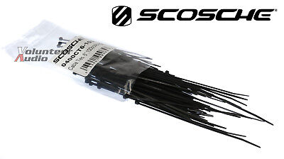 Scosche CT4-100 4-Inch Cable Ties 100 Pieces per Bag Scosche CT4-100 4-Inch Cable Ties 100 Pieces per Bag