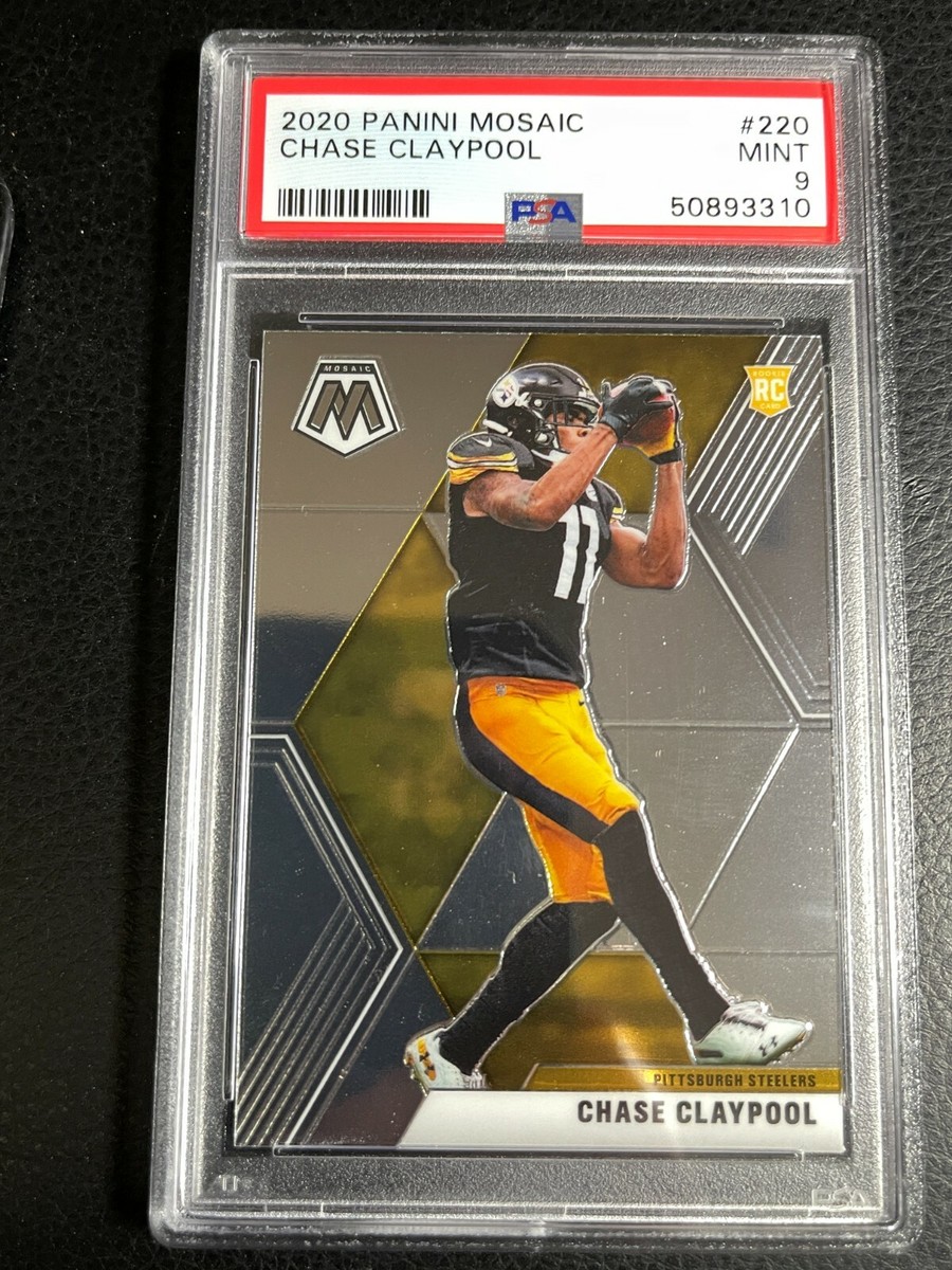 🔥 2020 Panini Mosaic Chase Claypool ROOKIE RC #220 PSA 9 MINT
