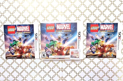 LEGO Marvel Super Heroes - Universe in Peril (Nintendo DS) CIB Authentic TESTED 