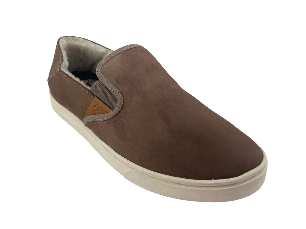 Olukai pehuea best sale leather slip on
