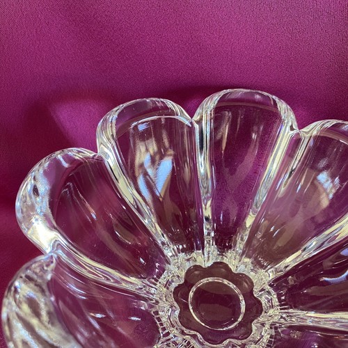 VINTAGE~MIKASA CRYSTAL GLASS BOWL~ZIANNA~FLOWER CANDY TRINKET ~HEAVY - Picture 10 of 21