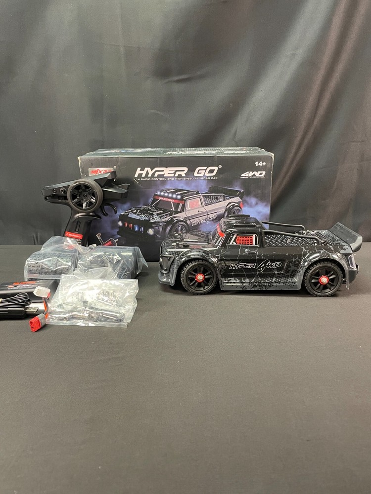 Hyper Go H14MK Black 1:14 4WD High-Speed RC Car for Ages 14 Plus